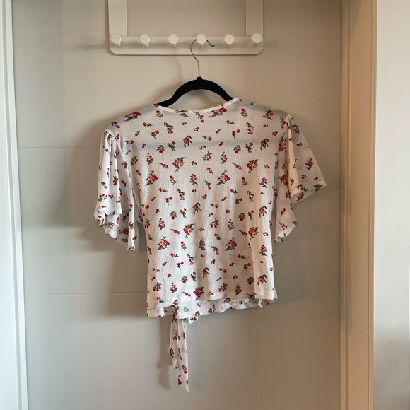 Crop wrap shirt - Picture 3 of 3